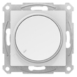 Светорегулятор (диммер) SE AtlasDesign поворотно-нажимной, 315Вт, белый, механизм - Электрика, НВА - Выключатели и розетки - Выключатели - omvolt.ru